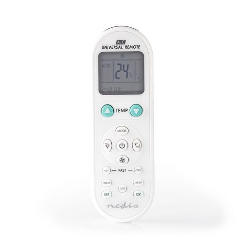 Universal Remote Control for Split Unit Air Conditioners | Programming functions | 2x AAA/LR03 ACRC1WT 5412810290314