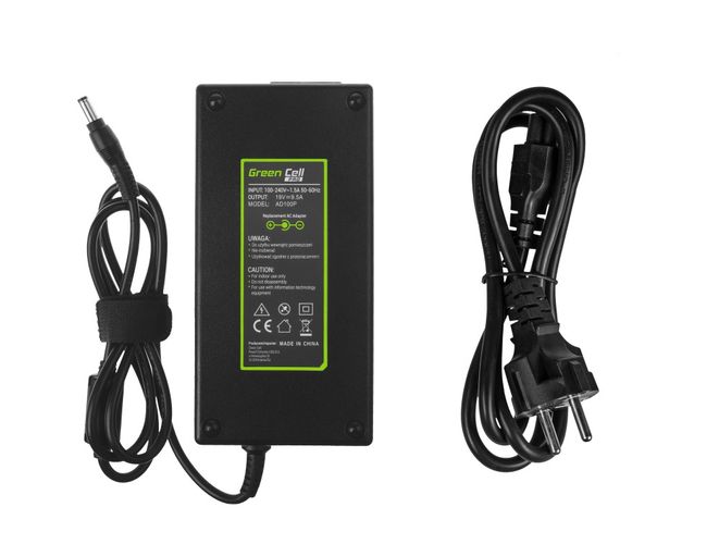 Power supply 180W 19V 9.5A, 5.5x2.5mm, MSI, ASUS, Green Cell PRO AD100P 5903317226413