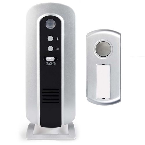 Wireless doorbell Black / Silver ADB-17 8712412561544