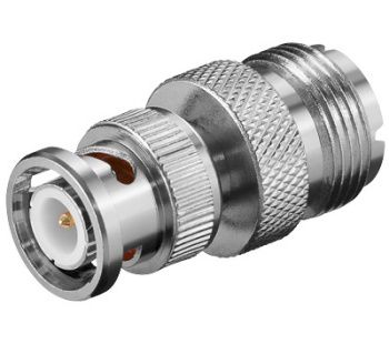 Perėjimas BNC kištukas - UHF lizdas AD/BNC-M:UHF-F 4040849113512; 4051366113510
