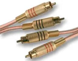 LEAD, 2 X PHONO TO 2 X PHONO, GOLD 0.5M B050
