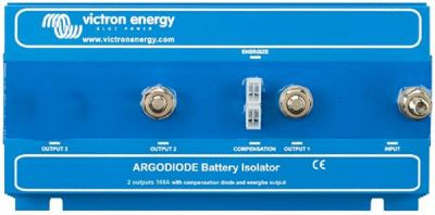 Diode Isolator with alternator energize input and compensation diode Argodiode 160-2AC 2 batteries 160A, Victron energy ARG160201020 8719076019114