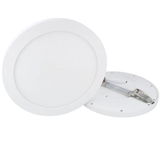 LED panelė universali EasyFix, 230Vac 18W, pritemdoma, šiltai - šaltai balta, CCT, apvali, AURA smart, LED line 470652 5907777470652