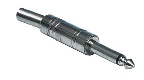 Kištukas 6.3mm mono kabeliui metalinis AU/CX-6.3M-M-ME 4040849110238