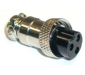 Разъем микрофонного кабеля 3к. AU/CX-MIC3-F 5410329314088