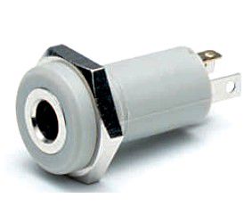 Гнездо 3,5мм 4-х контактное крепление на панель MJ-064H Marushin Electric AU/H-3.5-F-4