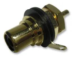 RECEPTACLE, PHONO, CHASSIS, BLACK, 1WAY NYS367-0