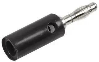 PLUG, BANANA 4MM BLACK (PK 2) PSG08247
