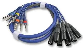 XLR P TO JACK P, 8X, ST 3M PSG01246
