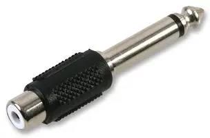 ADAPTER, MONO 6.35MM PLUG-RCA/PHONO RCPT PS000142