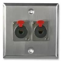 WALL PLATE, 2X JACK SOCKETS PSG08158
