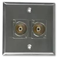 WALL PLATE, 2X RCA PSG08161