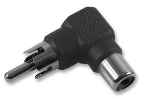 PHONO ADAPTOR, 90DEG, BLACK ADM01097