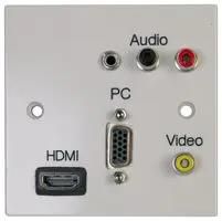 MULTIMEDIA WALLPLATE PELR0065