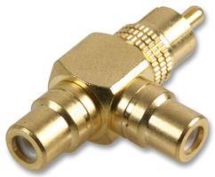 ADAPTOR, 2 TO 1 PHONO, GOLD PSG03205