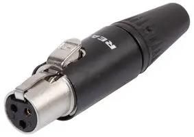 SOCKET, TINY XLR, CABLE, 3WAY RT3FC-B-W