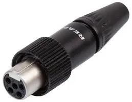 CONNECTOR, XLR, SOCKET, 5POS, CABLE RT5FCT-B