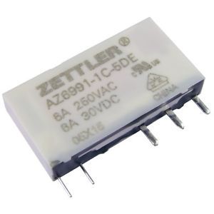 Relay 5 VDC; 6A; SPDT; 147Ω; Zettler AZ6991-1C-5DE