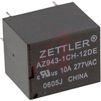 Relė 12VDC; 10A, 1CO;  400Ω; Zettler AZ943-1CH-12DE