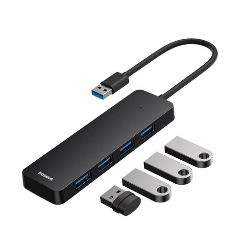 Hub USB-A to USB 3.0 4-Ports 15cm, Black B0005280B111-00 6932172636517