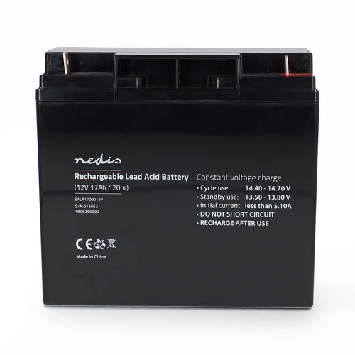 Battery | Lead-Acid | Rechargeable | 12 V | 17000 mAh BALA1700012V 5412810284191