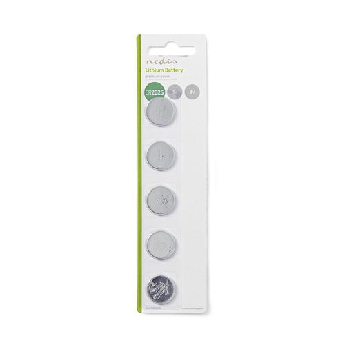 Lithium Button Cell Battery CR2025 | 3 V DC | 5-Pack BALCR20255BL 5412810266968