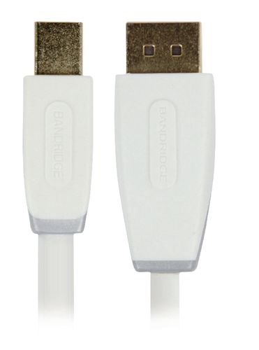 Mini DisplayPort Cable Mini DisplayPort Male - DisplayPort Male 1.00 m White BBM37400W10 8717587000966