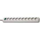 Extension Socket Eco-Line 10-Way 3.00 m Grey - Protective Contact TYPE F BN-1159350010 4007123114528