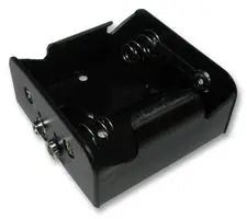 HOLDER, BATTERY, 2XD, SNAP TERM, PK5 BH121-1B