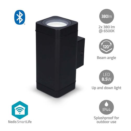 Smartlife Outdoor Light | 760 lm | Bluetooth® | 8.5 W | Warm to Cool White | 2700 - 6500 K | ABS | Android™ / IOS BTLOW05RGBW 5412810444601