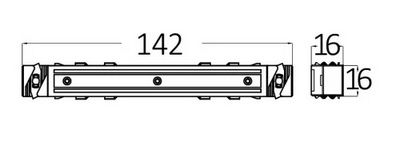 Magnetinio bėgelio kontaktinis sujungimas, tiesinis BY41-90011 5949097722905