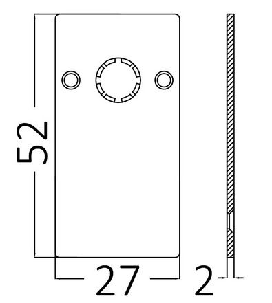 Magnetic tracklight endcap, surface BY41-90061 5949097722950