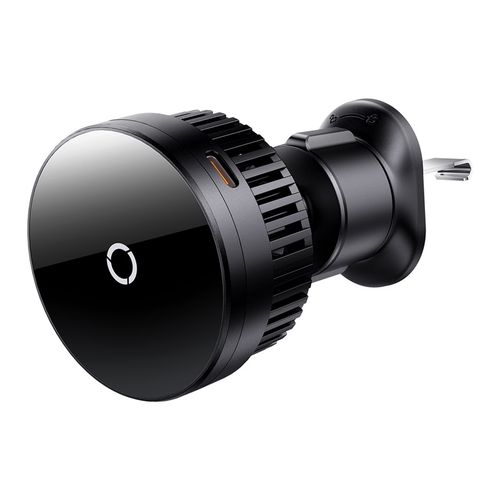 Automobilinis magnetinis laikiklis su belaidžiu Qi įkrovimu 15W MagPro, juodas C40164100121-00 6932172647834