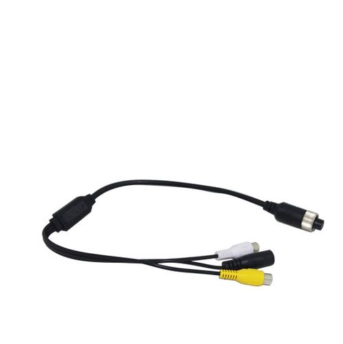 Power cable for camera with DC 5.5x2.1 and 2xRCA CABLE/DC-RCA