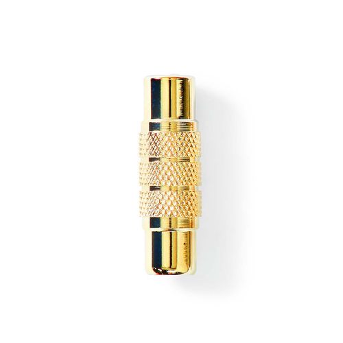 Mono Audio Adapter | RCA Female | RCA Female | Gold Plated | Straight | Metal | Metal | 1 pcs | Box CABW24950AT