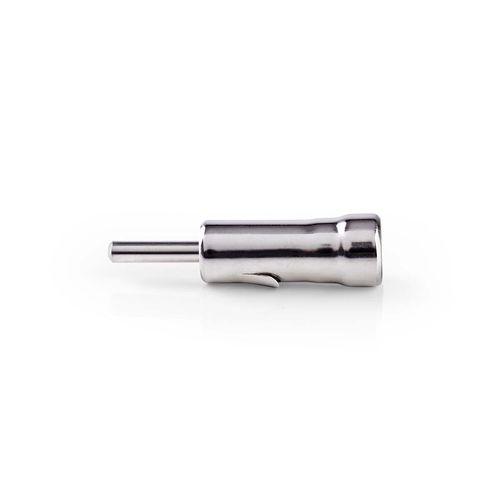 Car Antenna Connector | Straight | Male | Copper | 50 Ohm | Push on | Metal | Silver | 10 pcs | Envelope CACO004ME 5412810299874