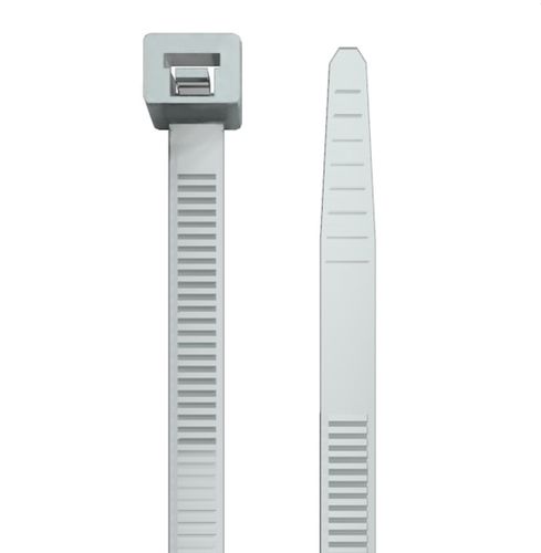 Кабельные стяжки 98x2,5мм 80N, белый (100 шт) CB-98/2.5N 4008190154554