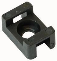 CABLE TIE CRADLE BLACK, PK100 SM2BLACK