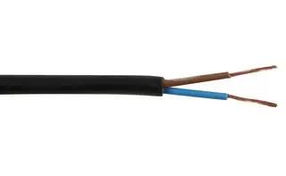 UNSHLD MULTICORED CABLE, 2POS, BLK, 10M PEL01100