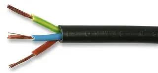 CABLE, MAINS, 3CORE, 1.5MM,  PER M 3183VR 1.50 FLEX