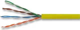 CABLE, UTP, CAT 5E, YELLOW, 305M CAT5EYELL305