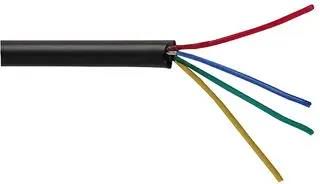 UNSHLD FLEX CABLE, 4CORE, 0.055MM2, 100M MP002317