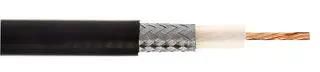 CABLE, COAX RG174A/U BLACK 100M 490010-BLK-100