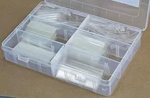 NORMAL WALL HEATSHRINK KIT, 2:1, CLEAR HSKIT2:1CLEAR