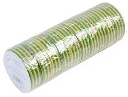INSULATION TAPE GRN/YEL 19MM X 20M 10/PK AIT1920G/Y