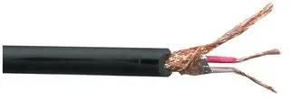 MICROPHONE CBL SCREENED 20-0.12 BLK 100M PELB0579