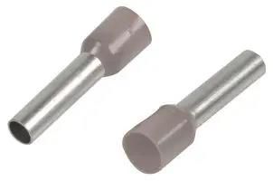 FRENCH SINGLE FERRULE 2.50MM GREY, PK100 DICE2525
