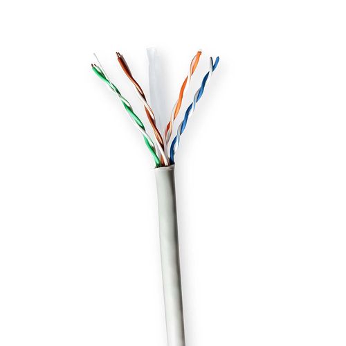 Network Cable Roll | CAT6 | Solid | U/UTP | CCA | 100.0 m | Indoor | Round | PVC | Grey | Pull Box CCBG8520GY100S 5412810399451
