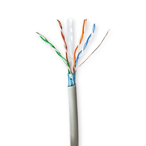 Network Cable Roll | CAT6 | Stranded | F/UTP | CCA | 50.0 m | Indoor | Round | PVC | Grey | Pull Box CCBG8522GY50