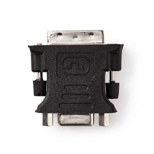 DVI Adapter | DVI-I 24+5-Pin Male | VGA Female | Nickel Plated | Straight | PVC | Black | Box CCGB32900BK